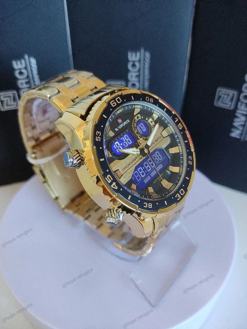 RELÓGIO NAVIFORCE ORIGINAL MASCULINO 9234 - Foto 5