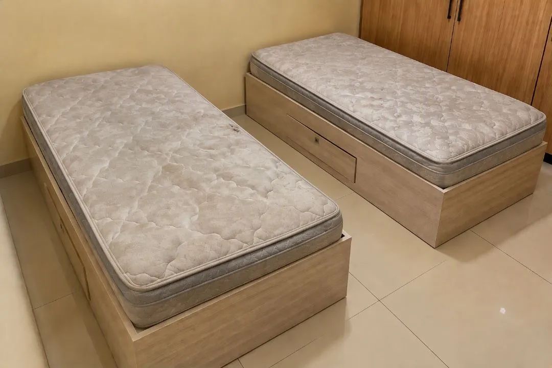 CAMA DE SOLTEIRO COM COLCHÃO