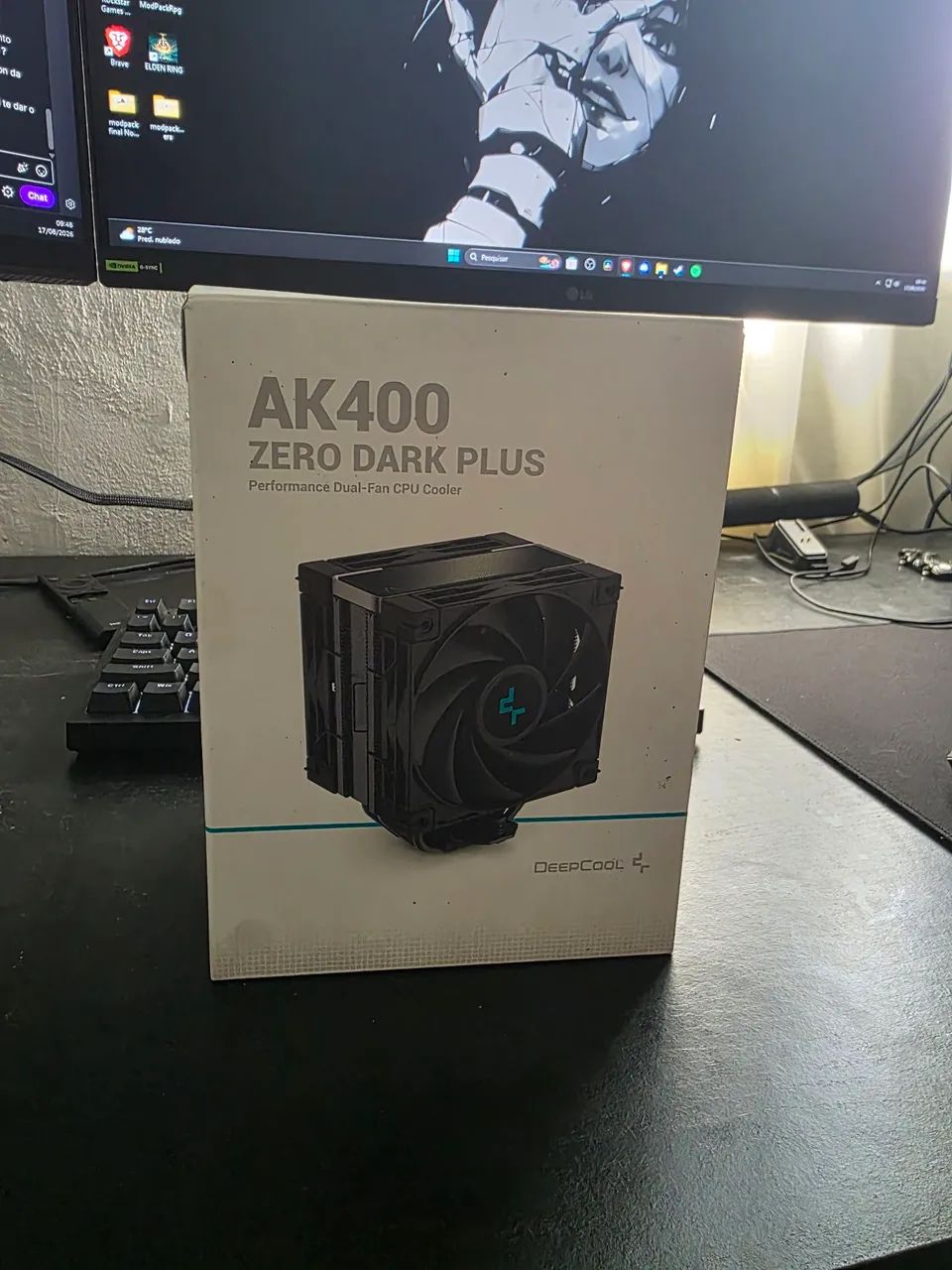 Air cooler deepcool Ak400 zero dark plus  - Foto 5