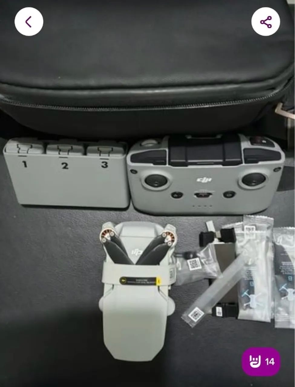 Drone DJI Mini 2 semi novo - Foto 2