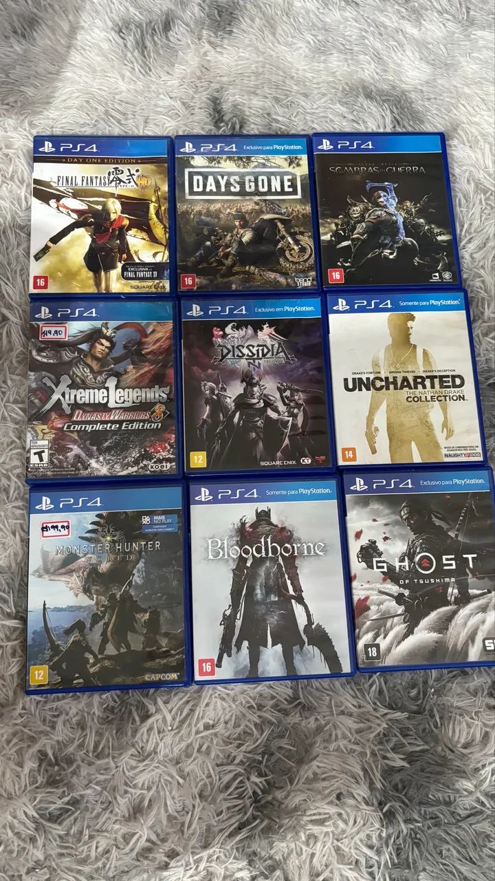 Jogos ps4 originais valores no direct 