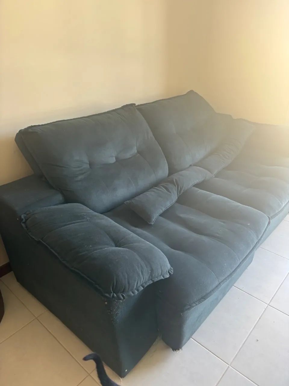 Sofá-Cama 3 Lugares Reclinável Dobrável  - Foto 2