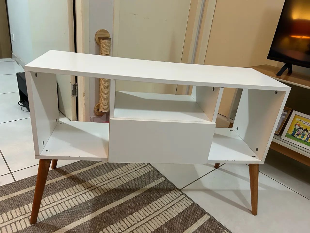 Rack retrô para tv de até 43 polegadas - Foto 4
