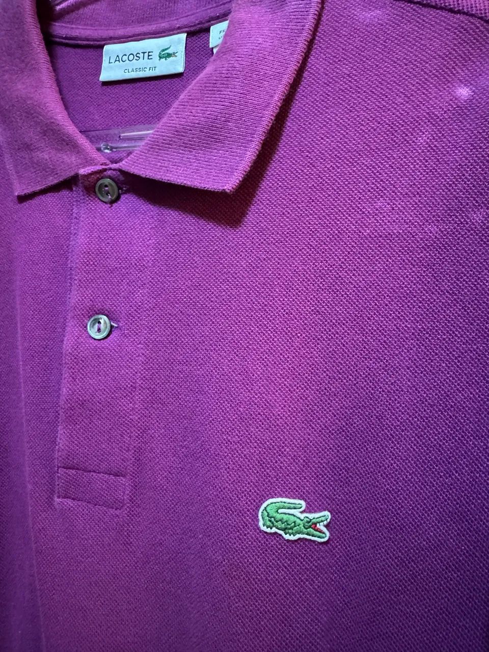Camisa Lacoste Roxa