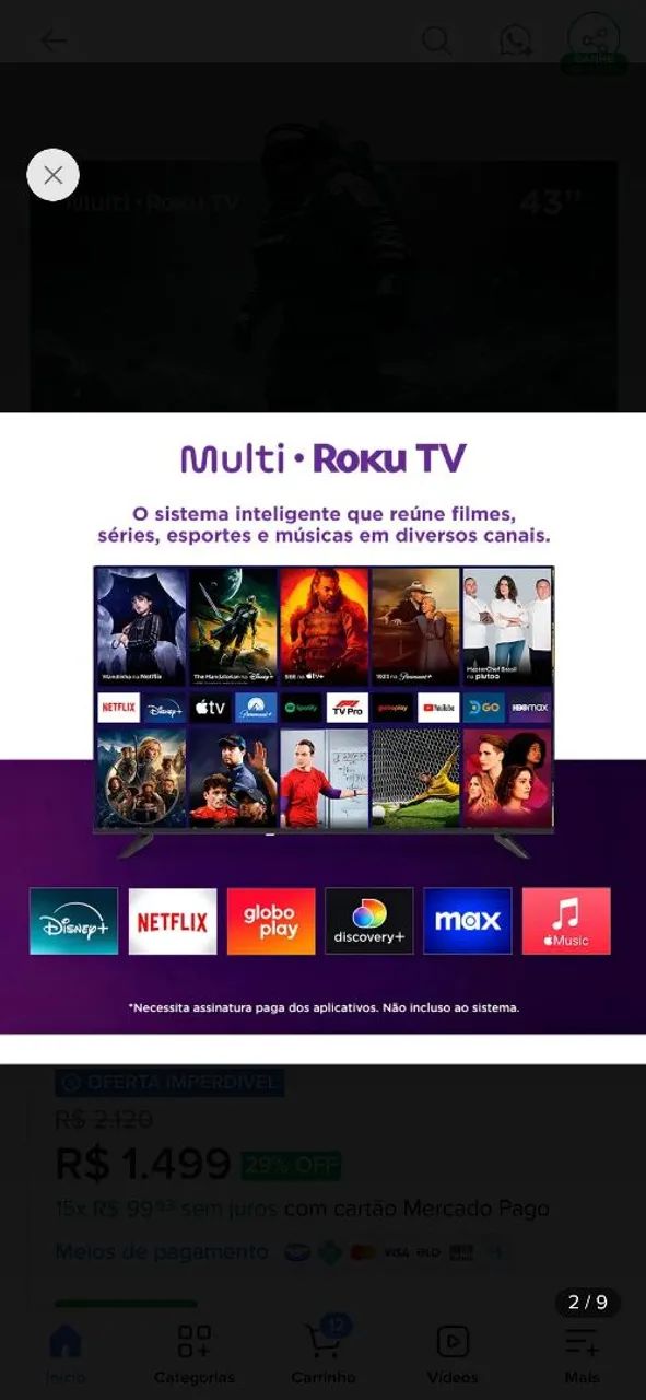 TV SMART PHILCO 43 P, NOVÍSSIMA NA CAIXA! - Foto 4
