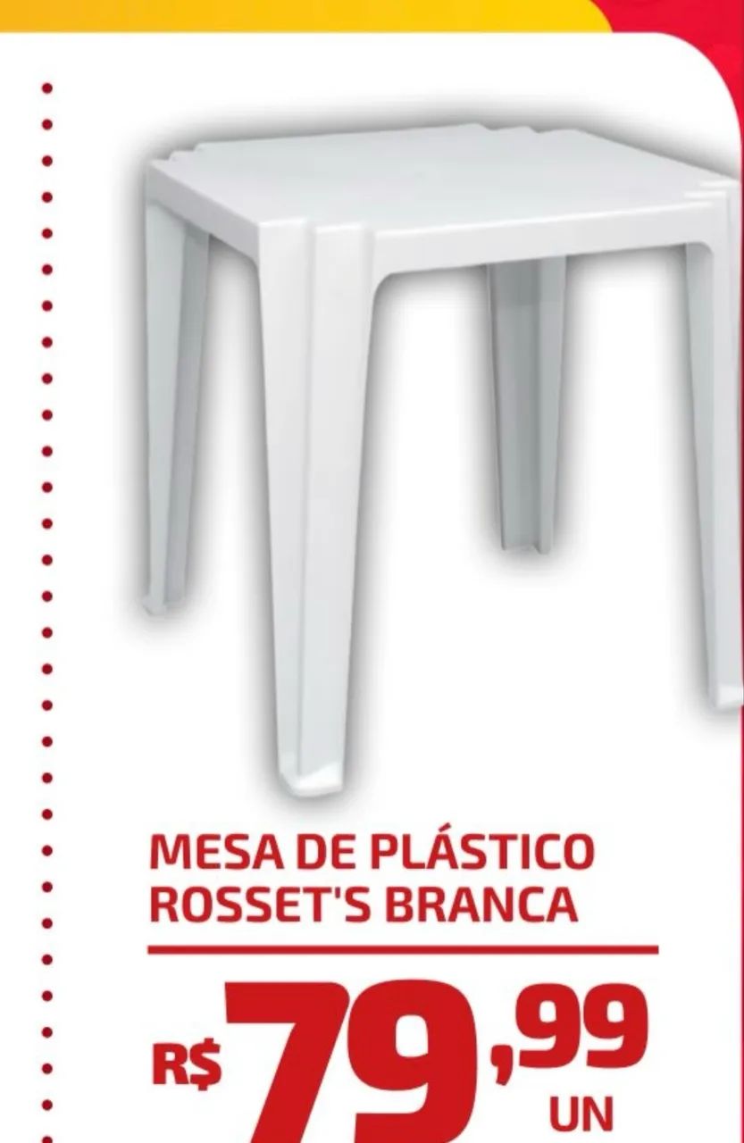Jogo de mesa branca  - Foto 2