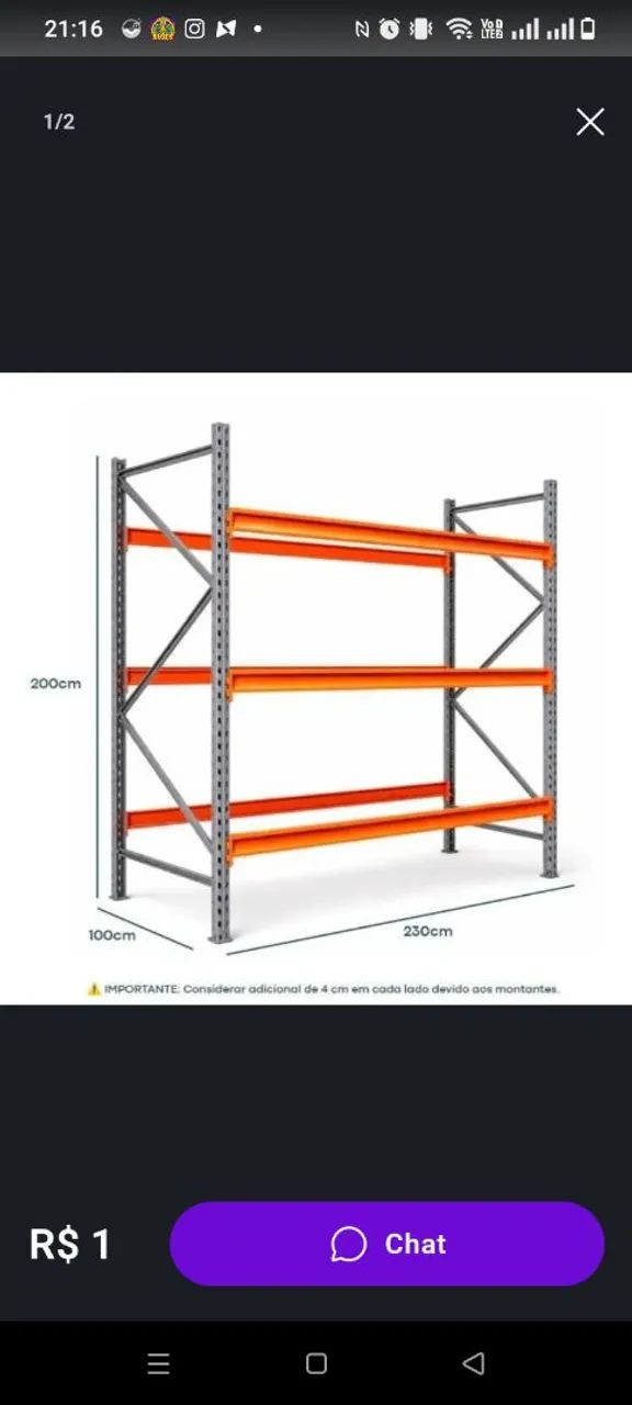 Porta Pallet para Estoque 