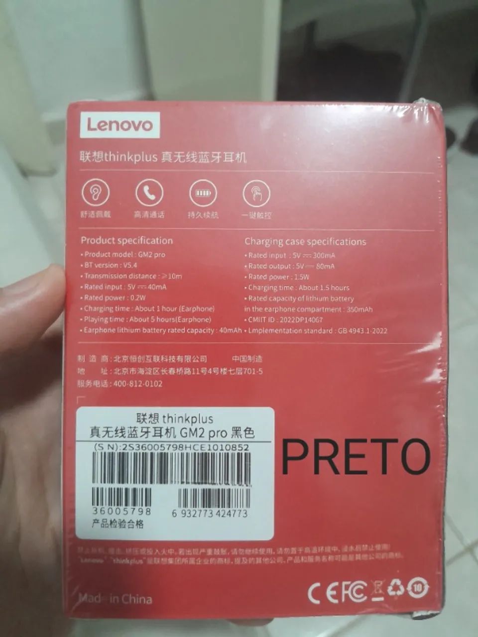 Fone de ouvido Think Plus Lenovo - Foto 3