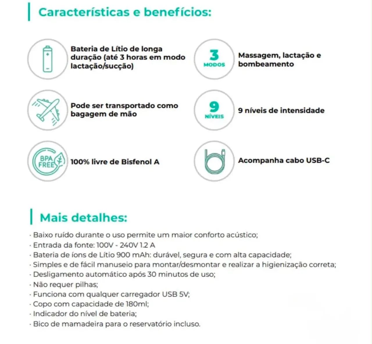 Vendo Bomba Tira Leite - Foto 2