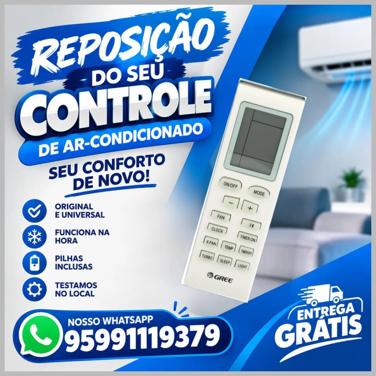Controles de central de ar condicionado  - Foto 5