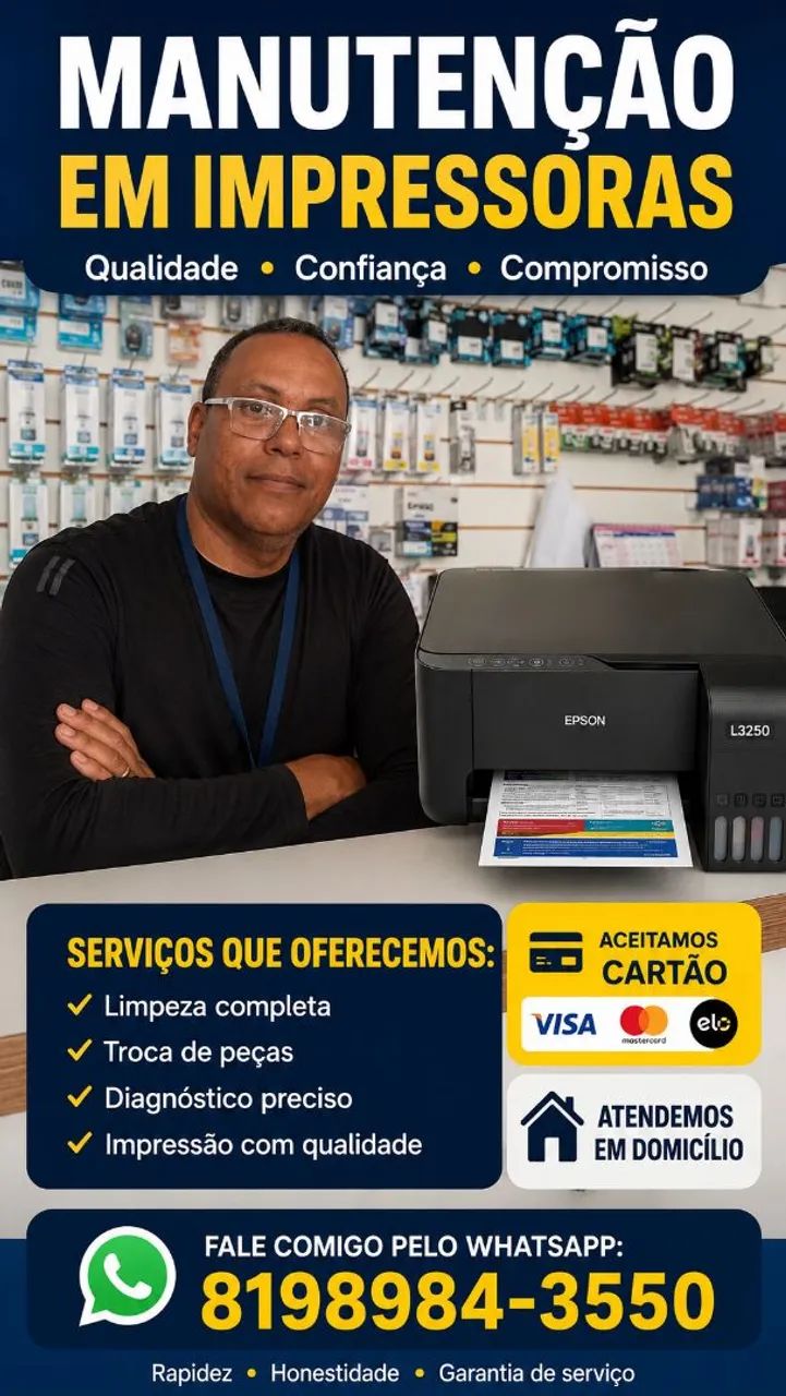 Consertamos Impressora e Notebook 