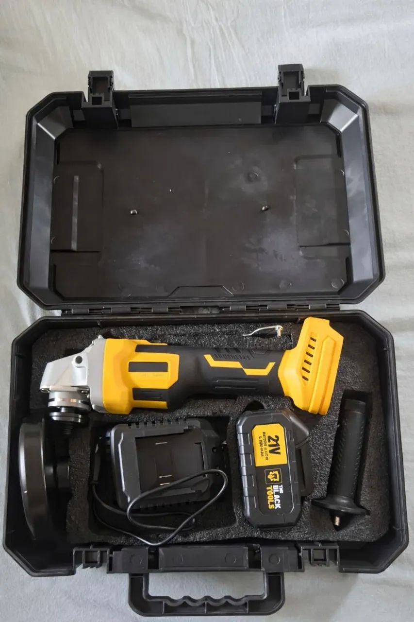 Esmerilhadeira Angular Sem Fio 21V The Black Tools - 4000mAh