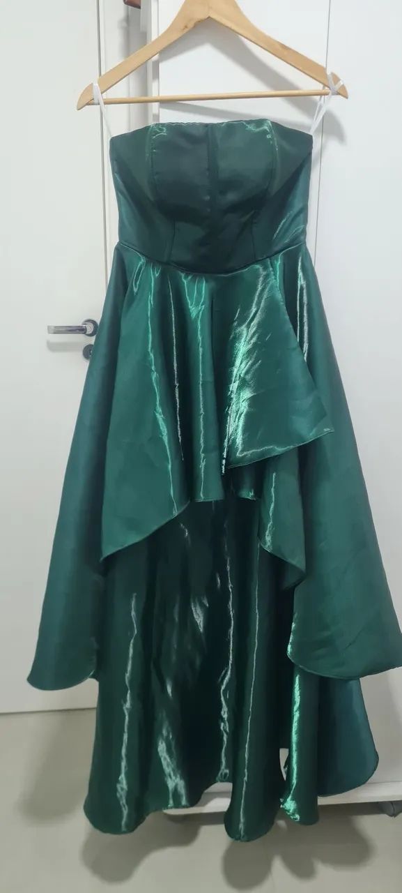 Vestido verde de festa