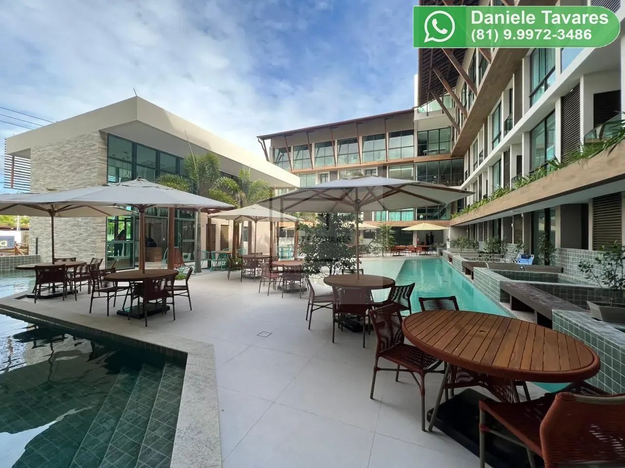 Flat mobiliado a venda em Porto de Galinhas - Mobiliado e com 1 quarto.