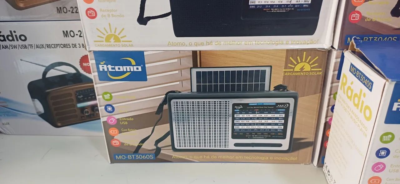 Rádio com energia solar