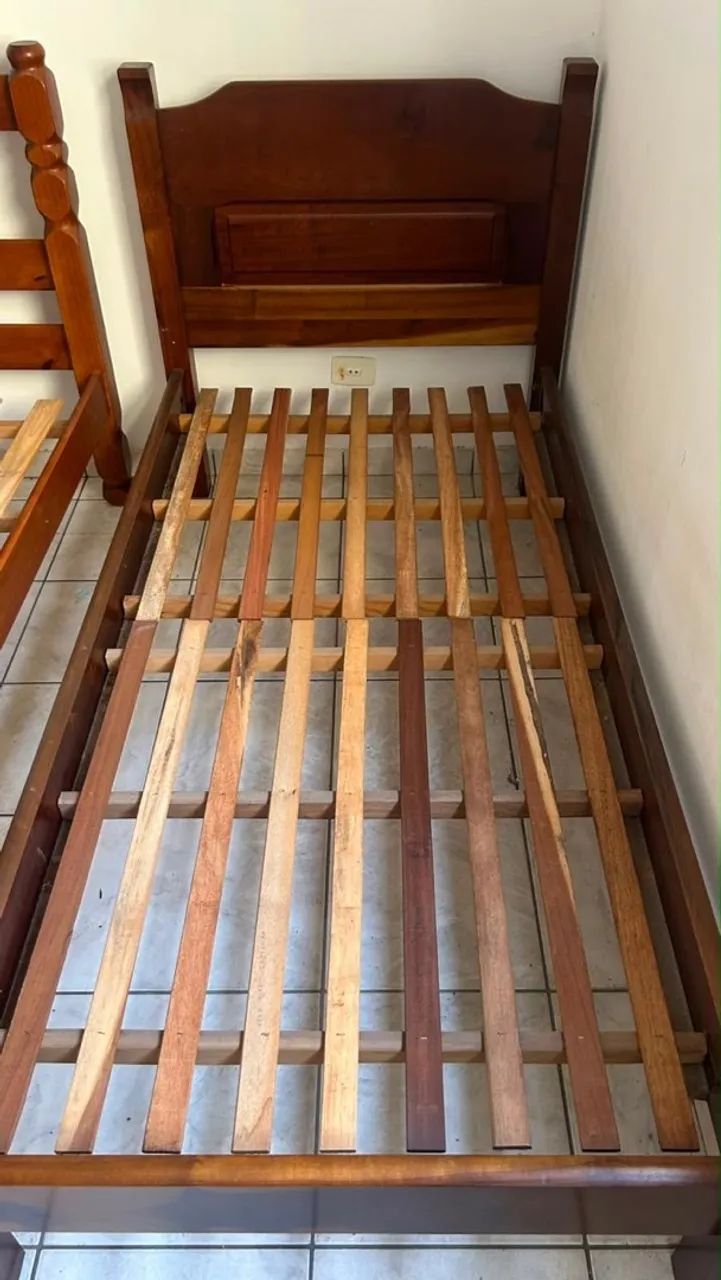 Cama de madeira maci ça  - Foto 2