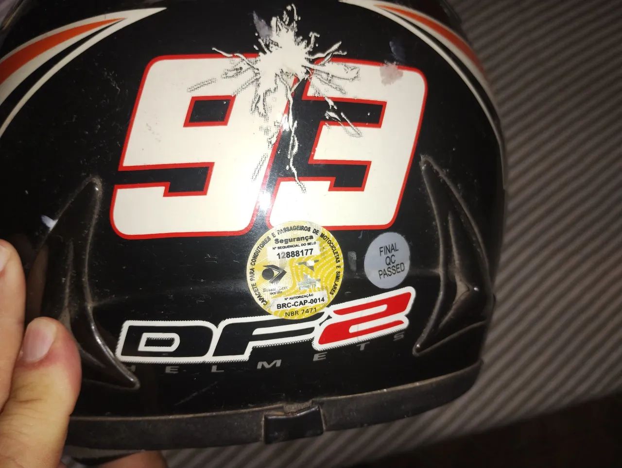 Capacete Marc Marques 93 Repsol - Foto 3