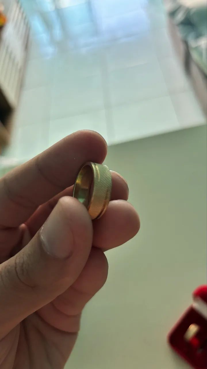 Alianças banhada a ouro  - Foto 4