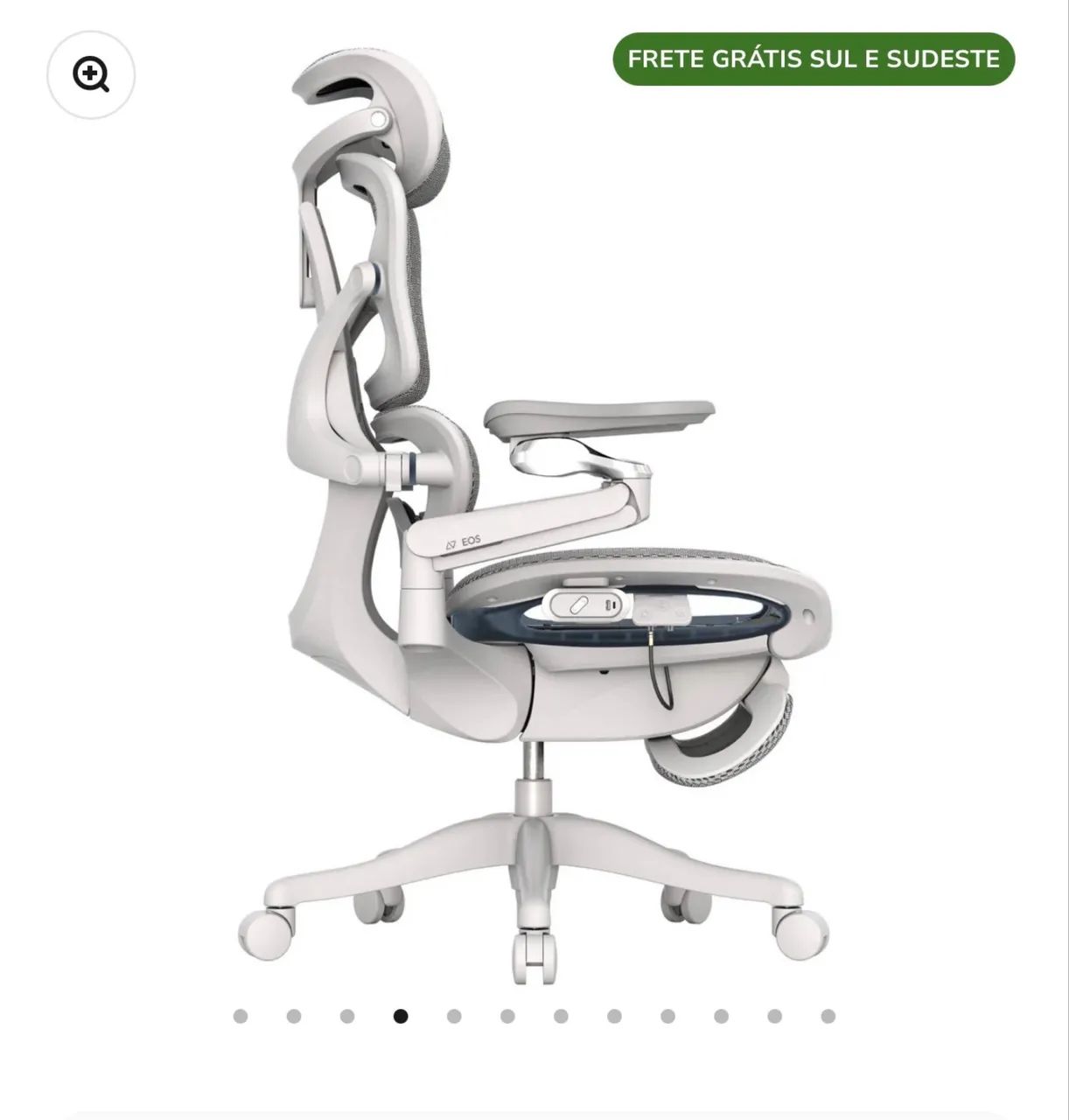 CADEIRA GAMER EOS ELEMENTS ERGONÔMICA ELÉTRICA - Foto 2