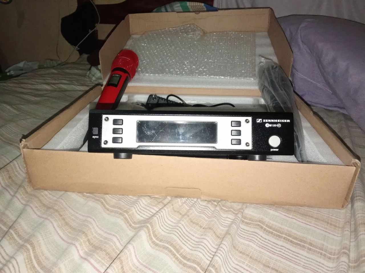 Microfone senheiser sem fio 