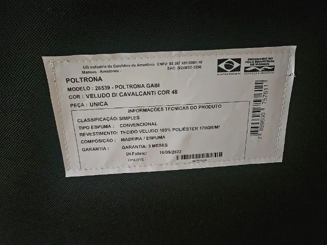 Poltrona de Amamentação e Balanço com Puff - MARJON - Foto 5