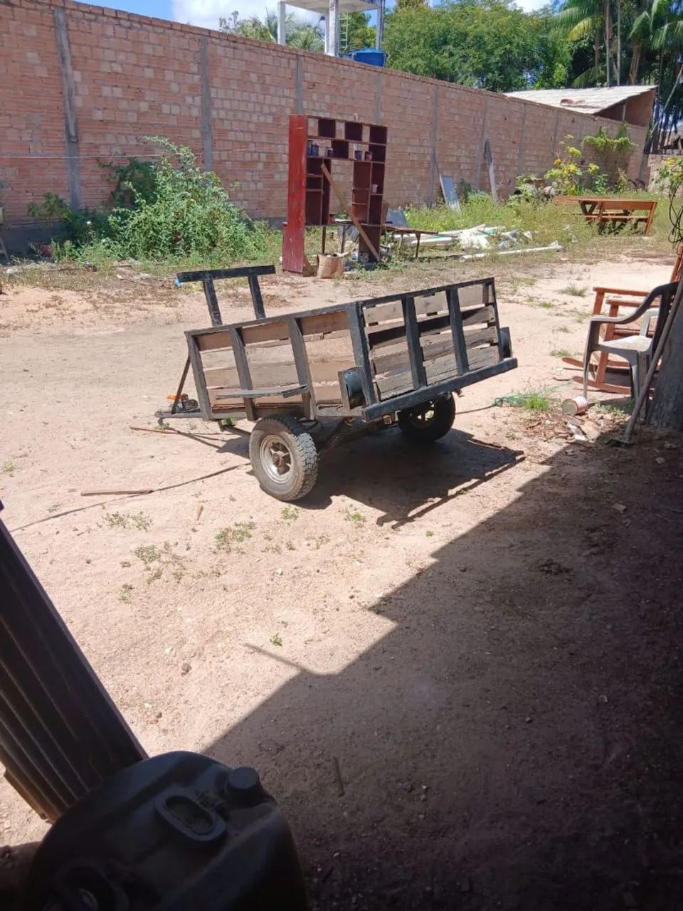 CARROÇA DE MOTO COM PNEU NOVO - Foto 3