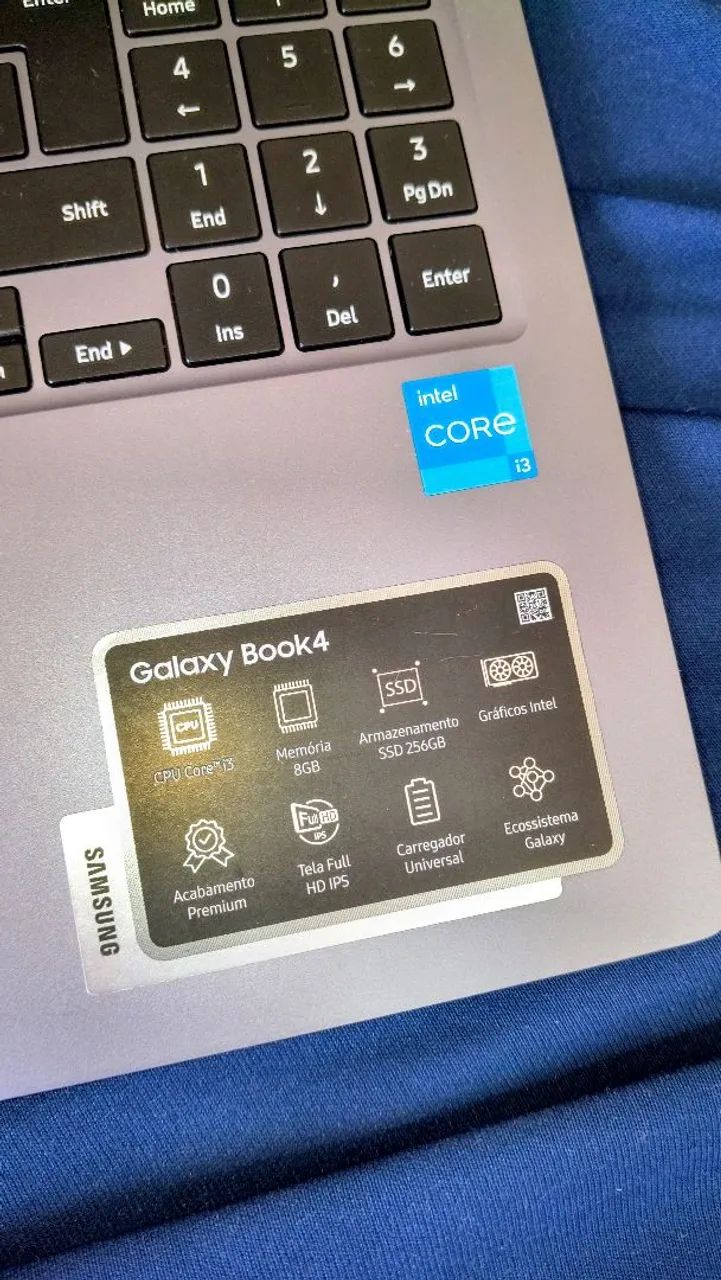 Notebook Samsung Galaxy Book 4 i3 8g 256g - Foto 2