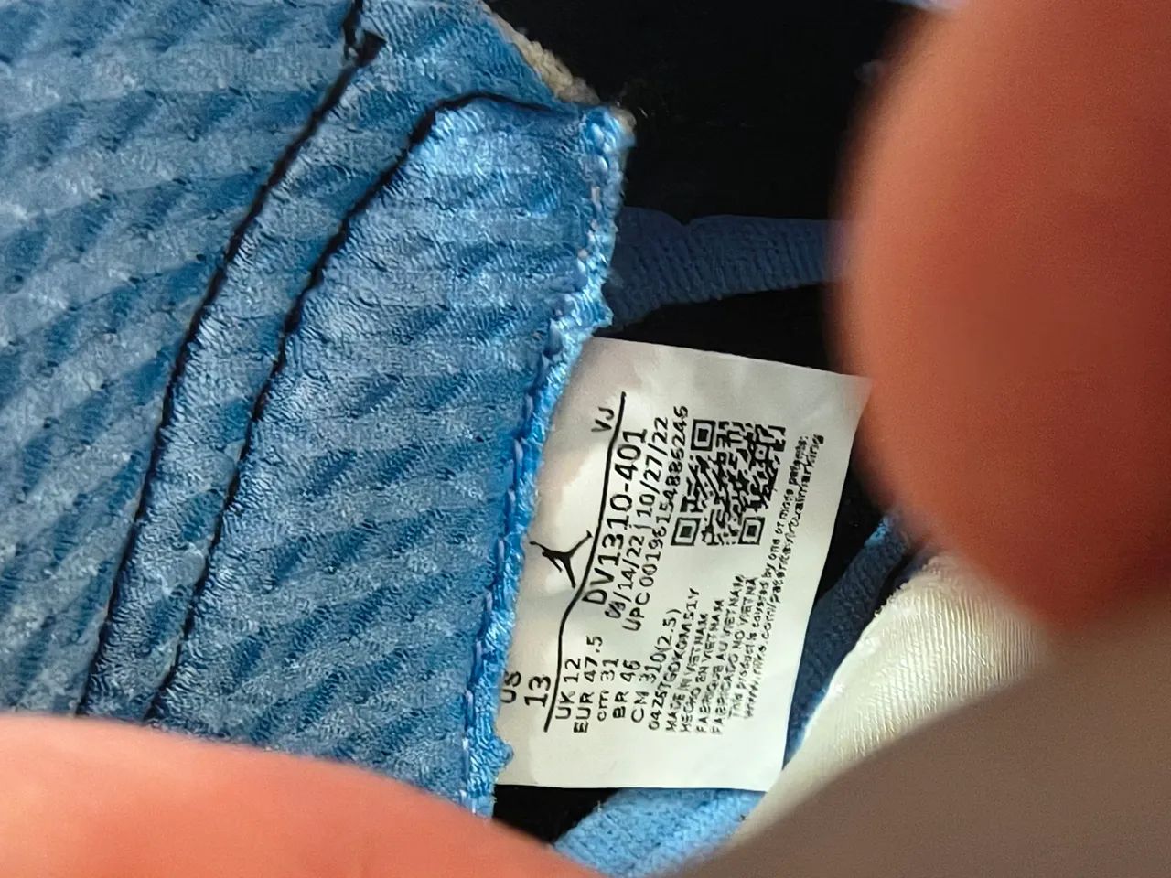 Tênis Air Jordan 5 UNC - Size 46 - Foto 5