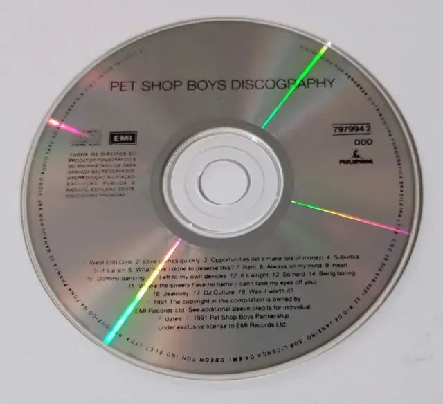 Cd Pet Shop Boys Discography The Complete Singles Collection  - Foto 2