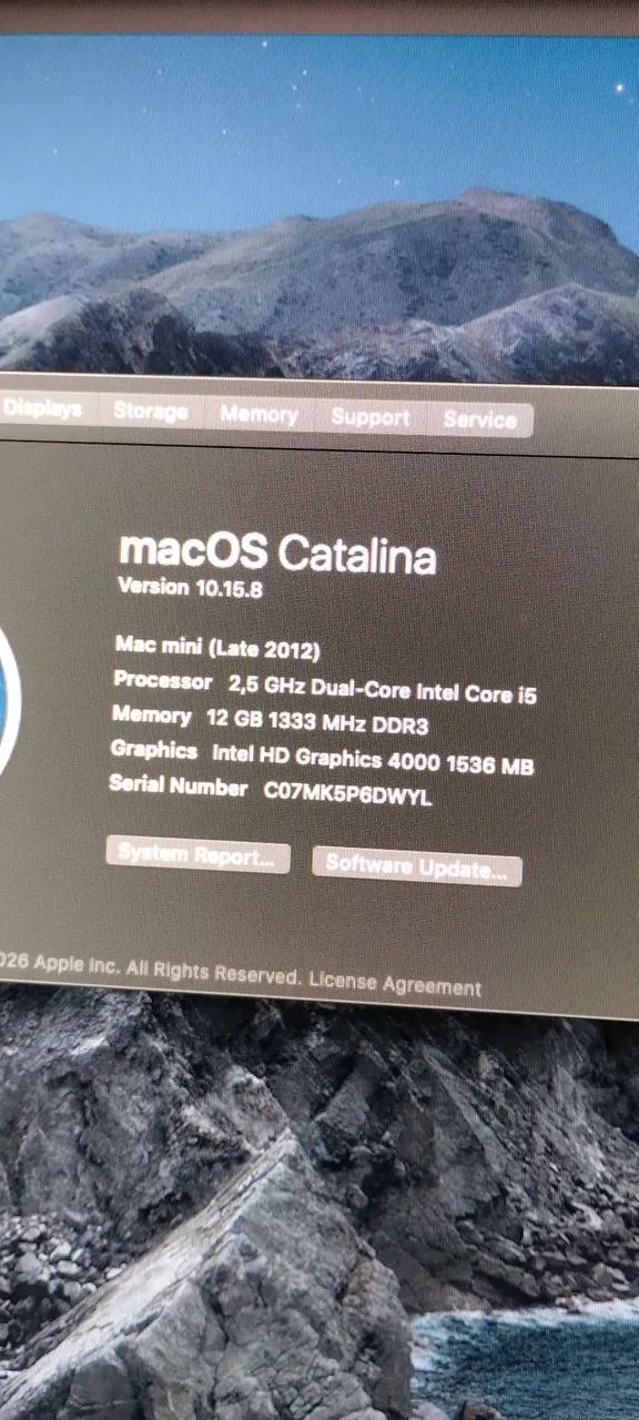Mac mini Late 2012 core i5