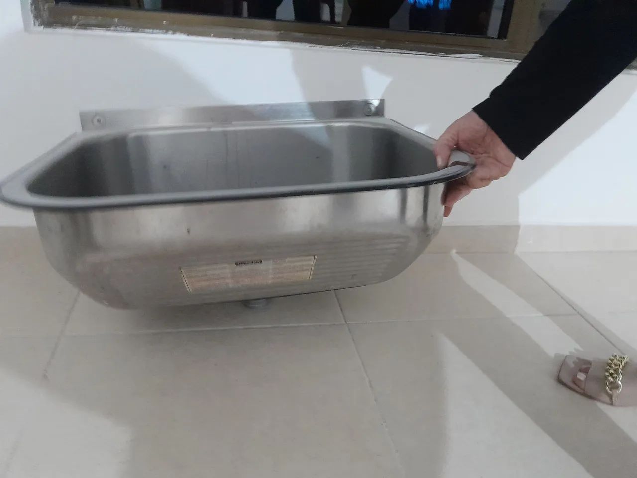 Vendo tanque/lavanderia inox Tramontina - Foto 2