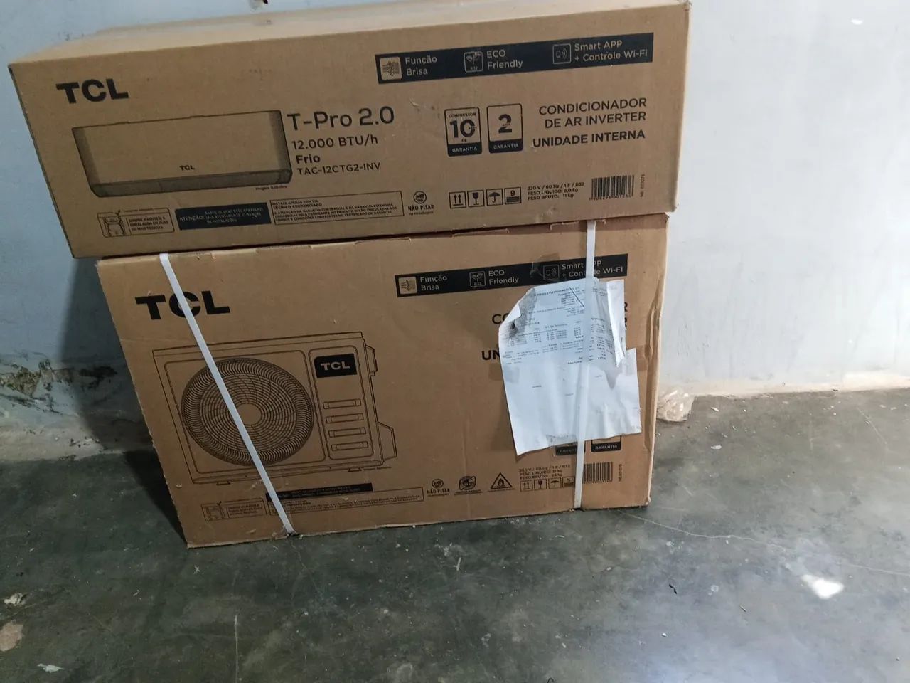 Ar condicionado novo