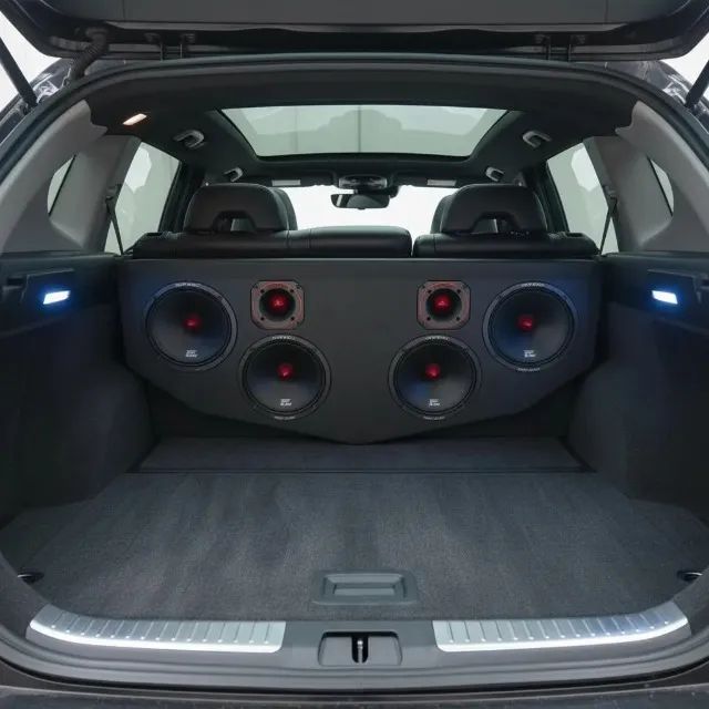 Caixa De Som Barato - Subwoofer Médio E Twiter Tiger 2380wrms - Foto 2