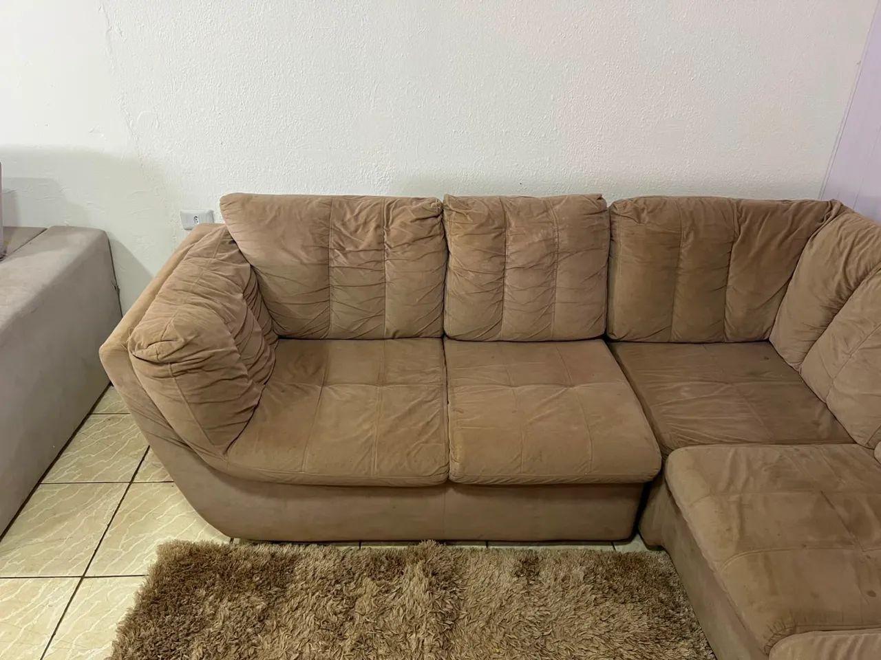 Sofá de Canto Bem Conservado 2.30 por 2.25 - Entrega Grátis  - Foto 3