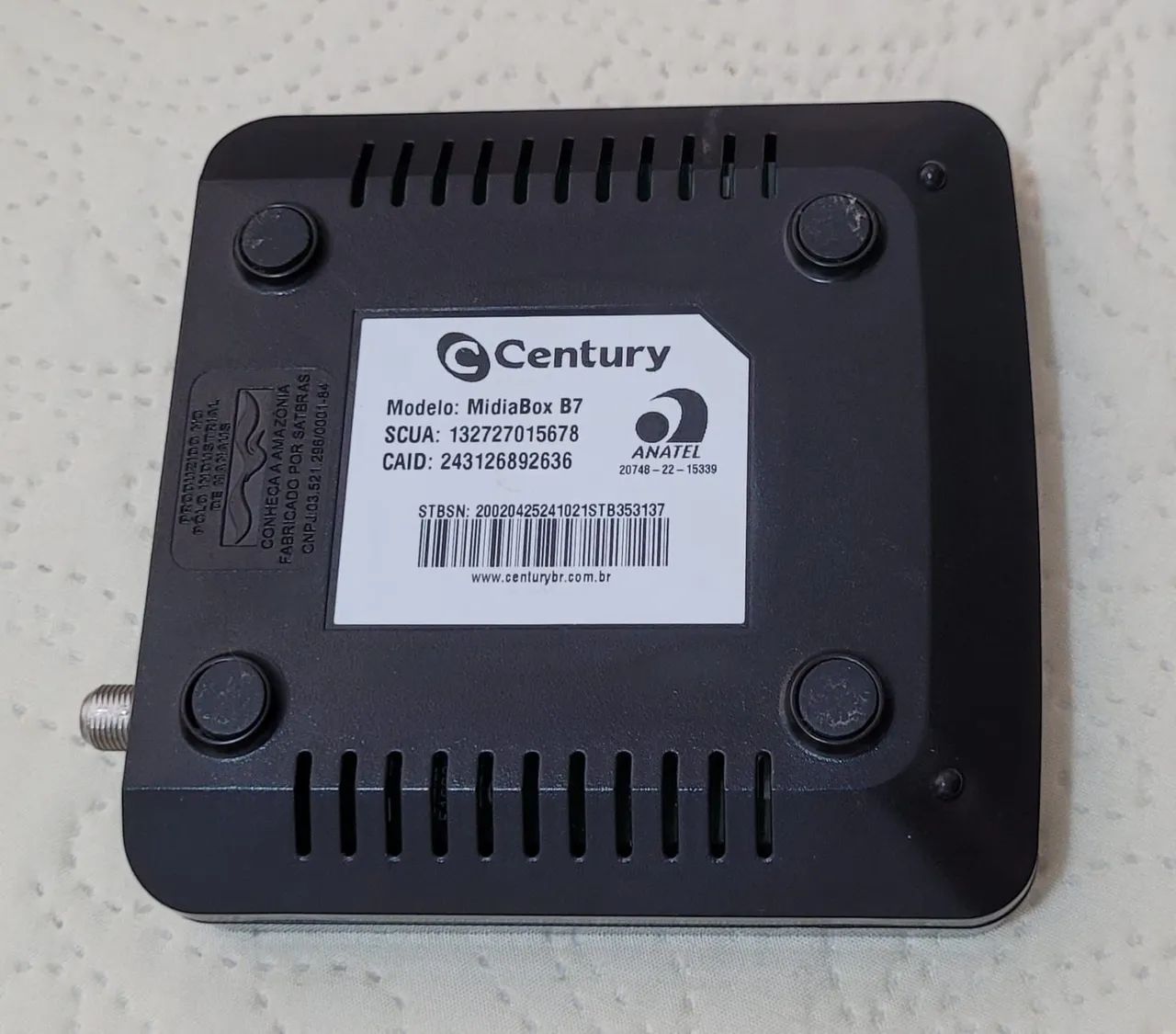Receptor Century Mídiabox original/seminovo.  - Foto 4