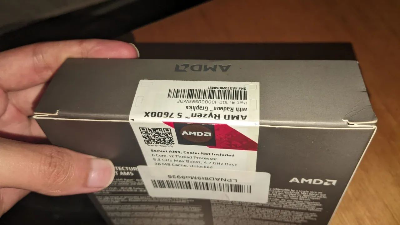 Ryzen 5 7600x - Lacrado - Foto 2