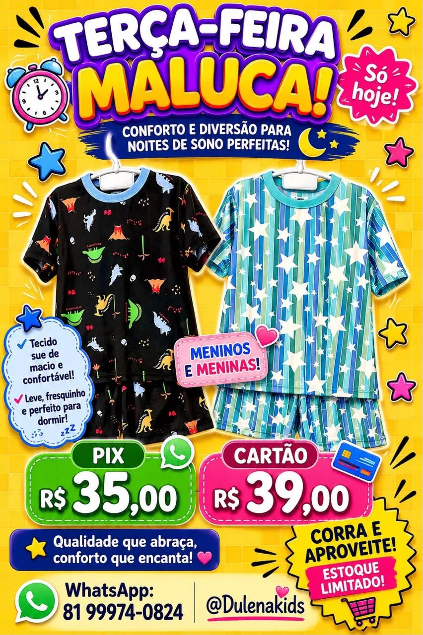 TERÇAS MALUCAS DA DULENAKIDS 