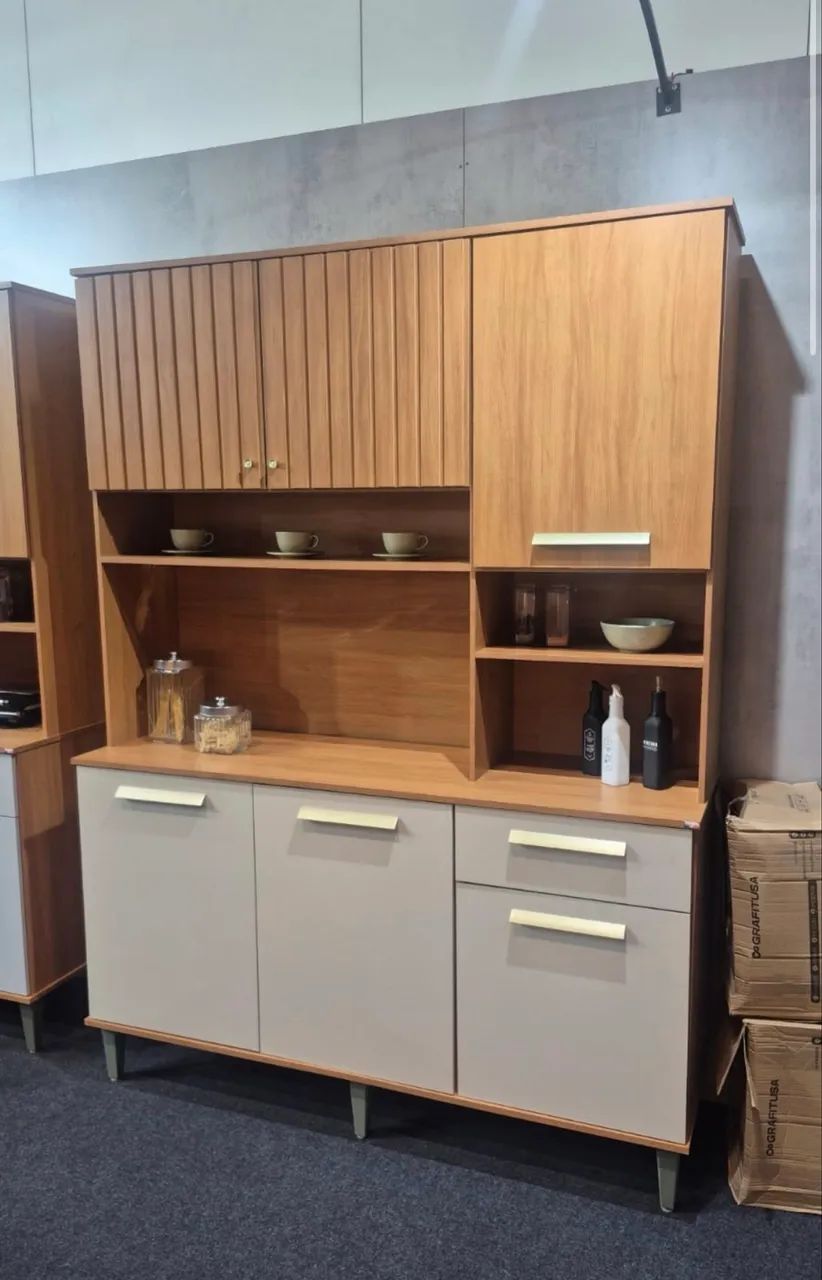 Cozinha Compacta Milano 1,51 m Cinamomo/Off White - Foto 2
