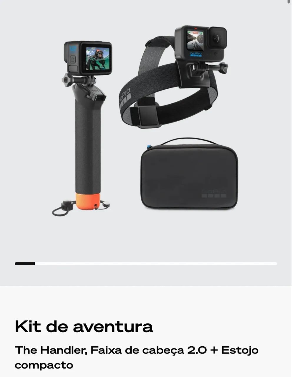 GoPro Hero 11 Black + Kit Completo (Baterias, Tripé, Luz, Acessórios)  - Foto 2