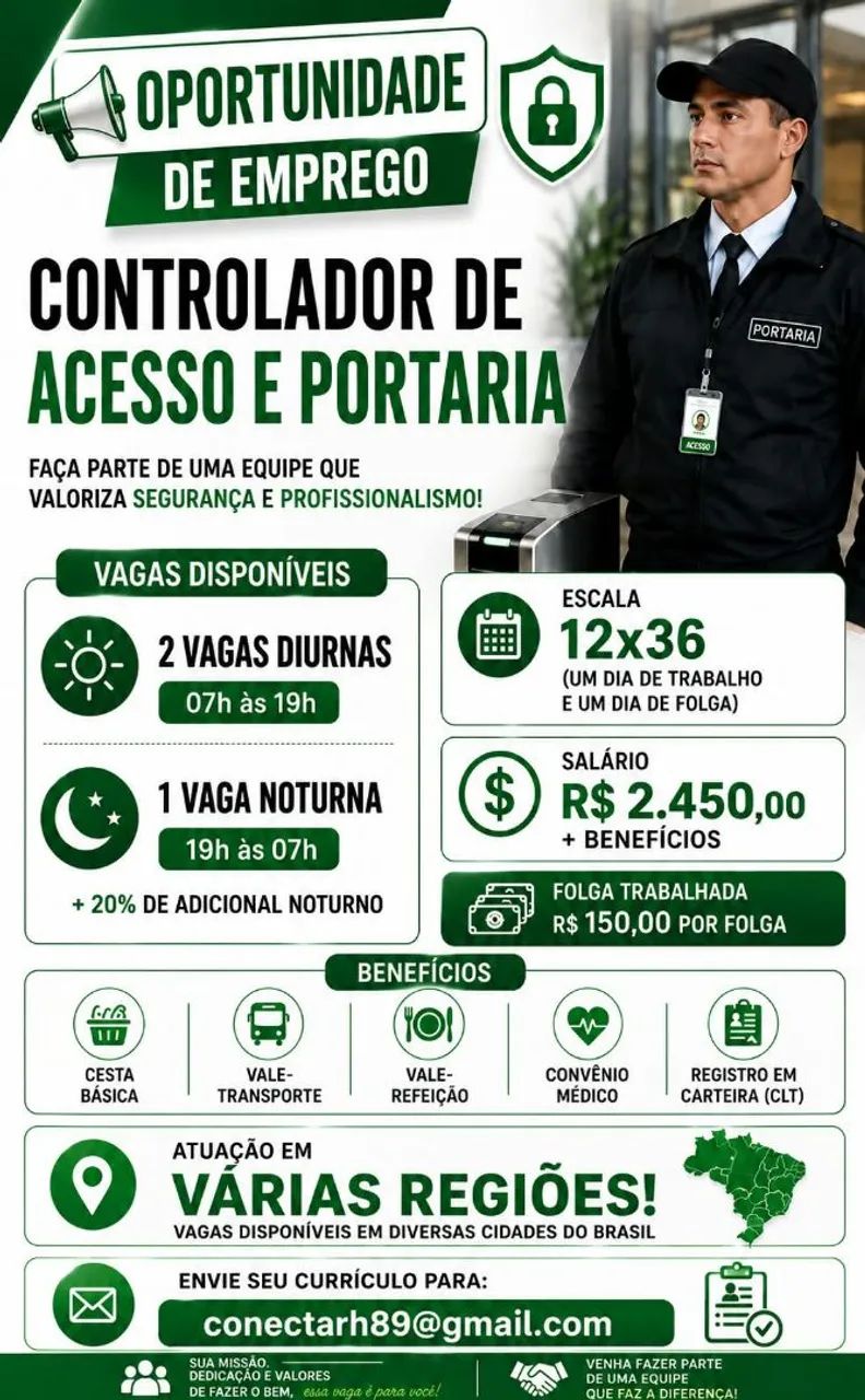 Vaga de emprego palmas Tocantins 