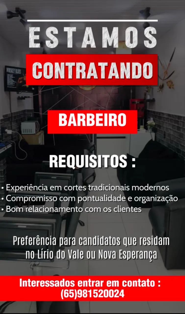 Oportunidade de emprego 