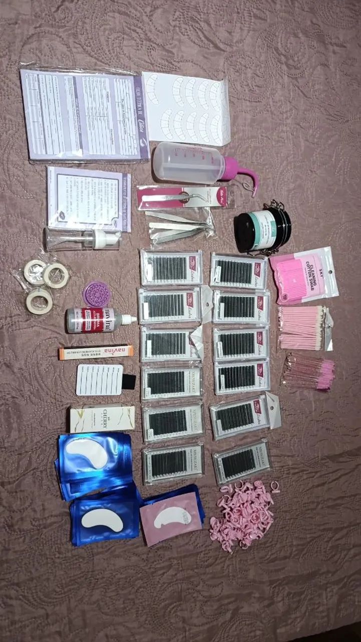 Kit de extensão de cílios 