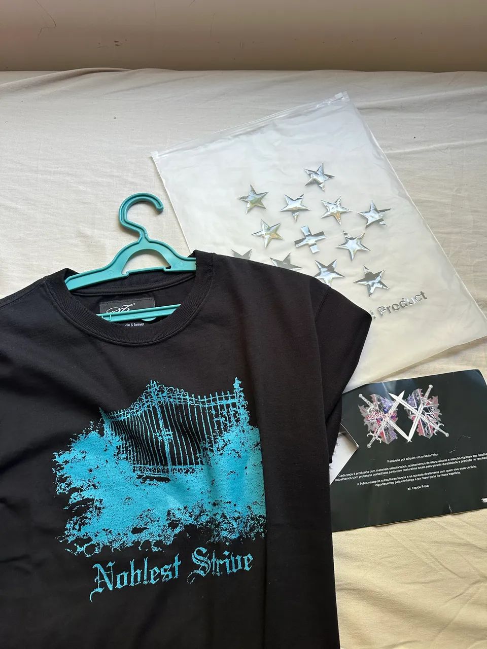 Preux Camiseta "Heaven" Preta - Foto 3