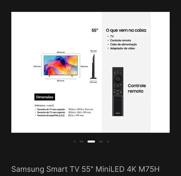 TV Samsung 55 Mini Led 4K - Foto 4