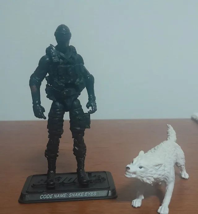 GI Joe Snake Eyes com lobo - Foto 5