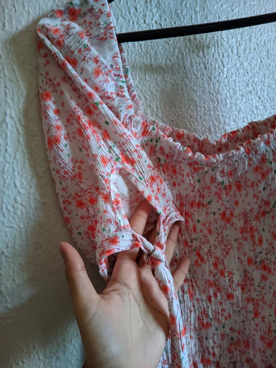Vestido romântico floral M - Foto 5