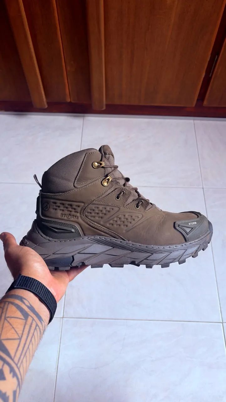 Bota Coturno couro - Foto 3