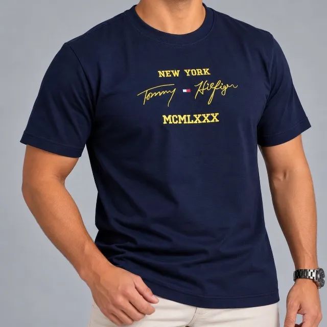 Camisa Masculina Algodão Egípcio Estilo Casual - Foto 2