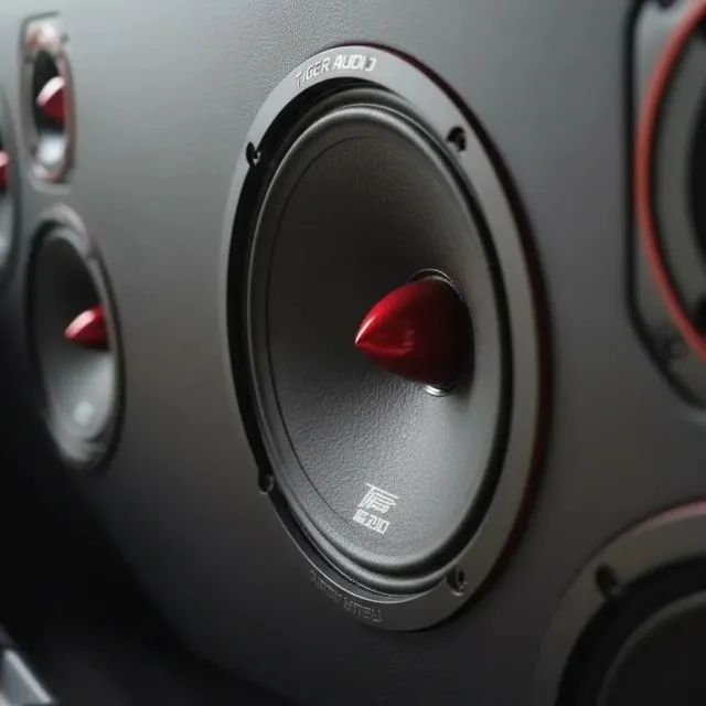 Caixa De Som Barato - Subwoofer Médio E Twiter Tiger 2380wrms - Foto 4