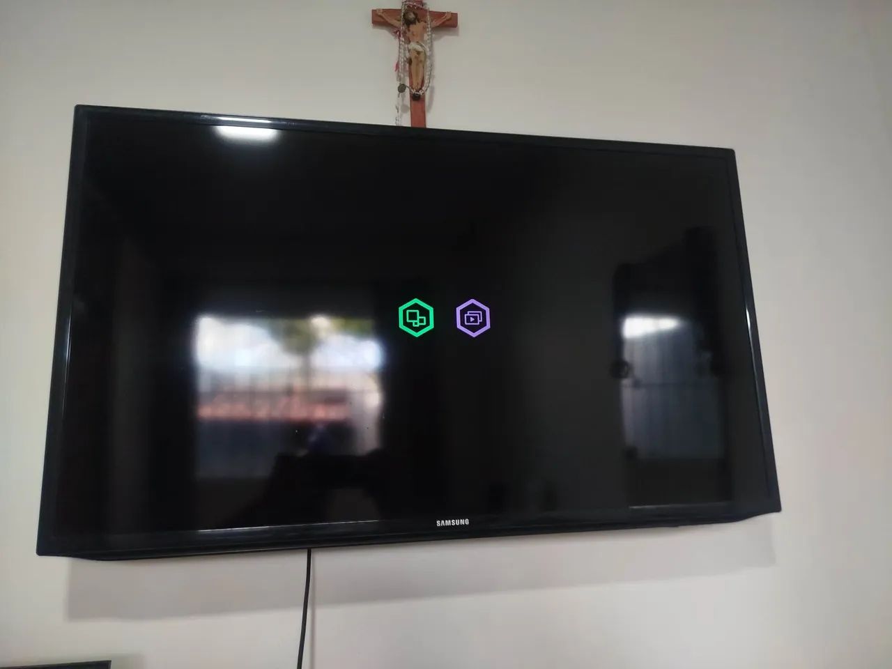 Smart TV Samsung de 40 semi nova 